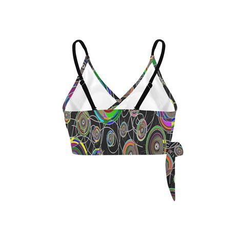 Coloured Cogs V1 Knot Side Bikini Top Model S37 ID D6633460