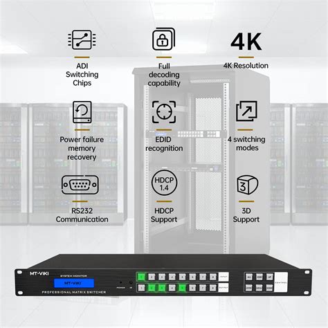 Mua Mt Viki K Hdmi Matrix Switch X K Hz Rack Mount Switcher