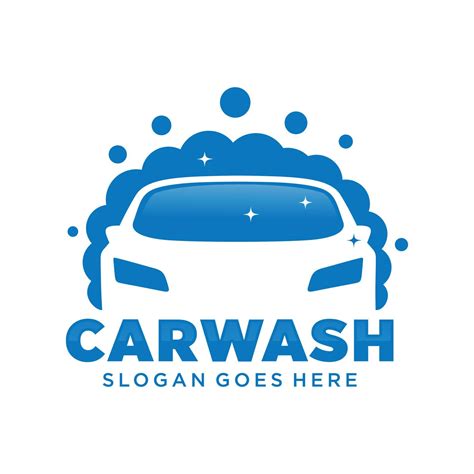 Car Wash Logo Design Vector 22926236 Vector Art At Vecteezy