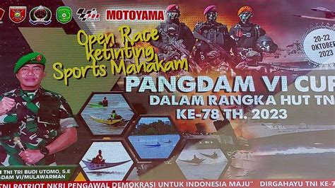 Race Ketinting Sports Mahakam Piala Pangdam Vi Mlw Hut Tni Ke