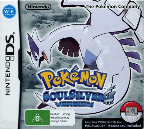 Pokémon Soulsilver Version 2009 Nintendo Ds Box Cover Art Mobygames