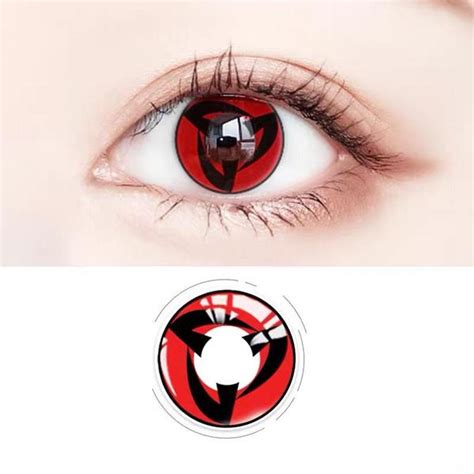 Lentes De Contacto Mangekyou Sharingan Kakashi Hatake O Obito Uchiha