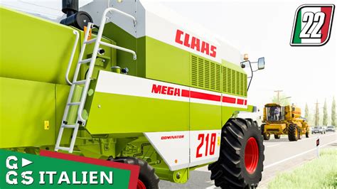 MEGA CLAAS DOMINATOR LS22 ITALIEN S1e22 YouTube