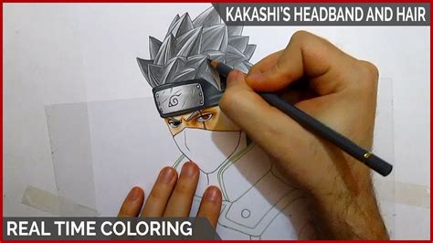 How To Draw Kakashi Hair