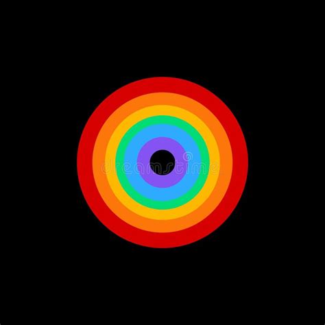 Circle Rainbow Lgbt Gay Pride Colors Stock Image Illustration Of Lesbians Lgbt