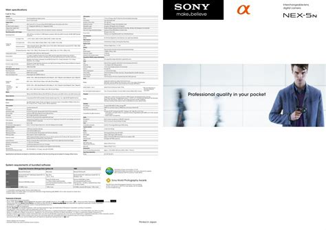 PDF NEX 5N Catalogue DOKUMEN TIPS