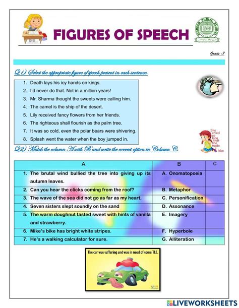 7029541 | Figures of Speech | B7Aqua22 | LiveWorksheets