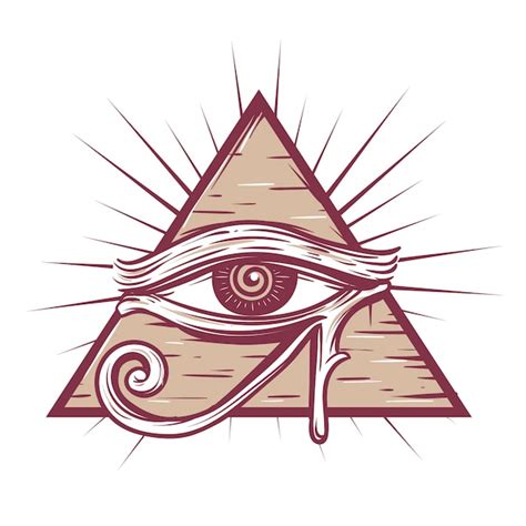 Premium Vector The Eye Of God Symbol