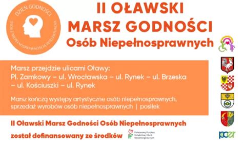 Oława Marsz Godności razem dla osób niepełnosprawnych Wykluczeni pl