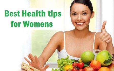 Best Health Tips For Women Health Tips