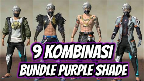 Kombinasi Bundle Purple Shade Keren Abis Garena Free Fire