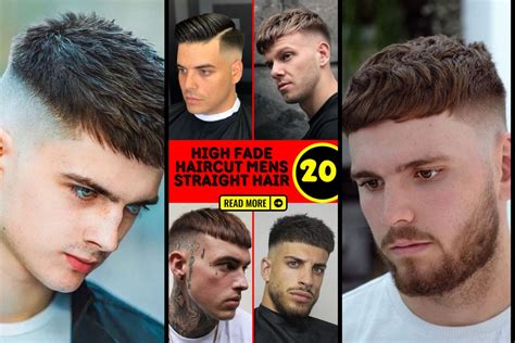 High Fade haircut for men with straight hair 20 ideas - mens-talk.online