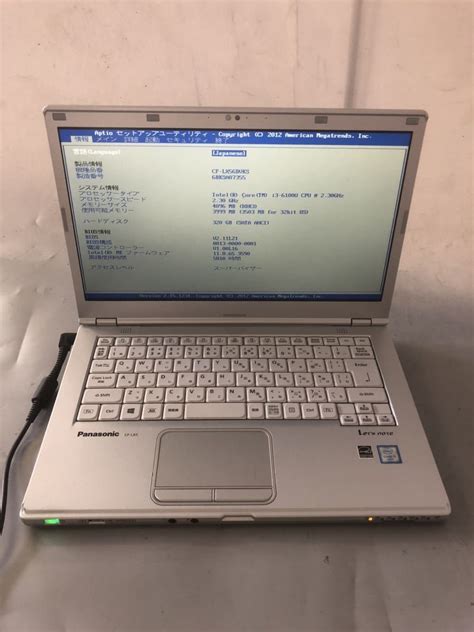 Jxjk Panasonic Cf Lx Intel I U Ghz Gb Hdd Gb