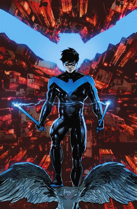 Nightwings Evolution Nightwing 100 Art By Dan Mora Rnightwing