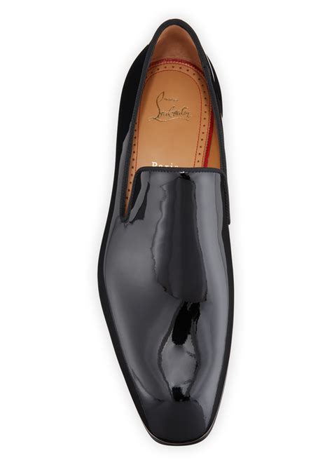 Christian Louboutin Mens Dandelion Patent Leather Loafers Bergdorf