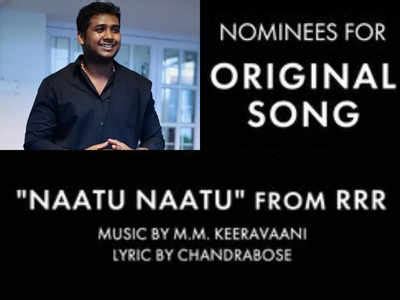 Rahul Sipligunj S Song Naatu Naatu From RRR Wins An Oscar Nomination