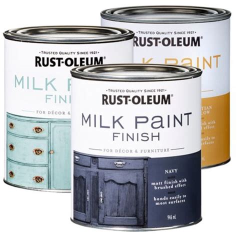 Buy Rust Oleum Milk Paint Finish 946ml Twin Pack Mydeal