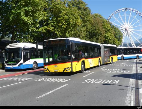 Neuer Mb C Hybrid Am Bei Der Ankunft In Interlaken