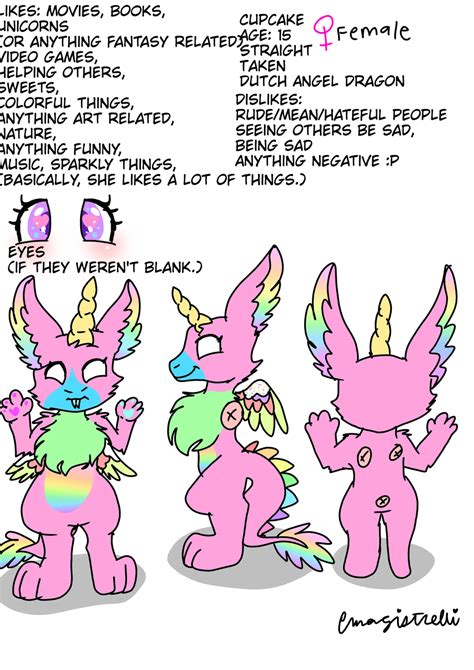 Fursona Reference Sheet Updated Cmagistrelli Illustrations Art Street