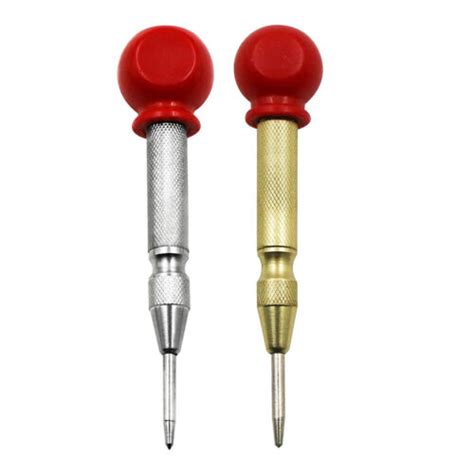 C Automatic Center Pin Punch Spring Loaded Marking Drill Tool W