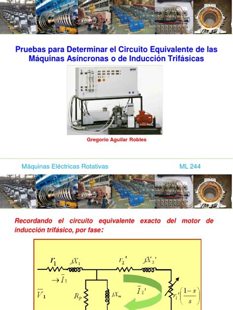 Determinación De Los Parámetros Del Circuito Equivalente De Un Motor De