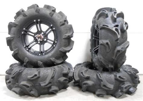 Itp Ss Wheels Black Monster Mayhem Tires Textron Wildcat Xx