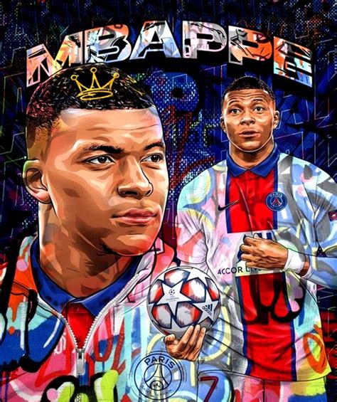 París Saint Germain PSG Kylian Mbappé 2021 艺术品 Catawiki