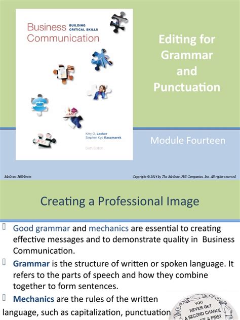 Ch14 - Editing For Grammar & Punctuation | PDF | Punctuation | Sentence ...