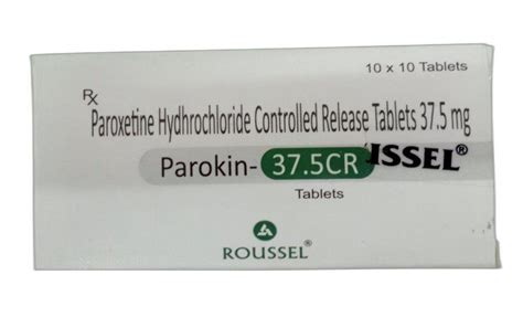 Paroxetine Hydrochloride Controlled Tablets At Rs Piece Paxil In