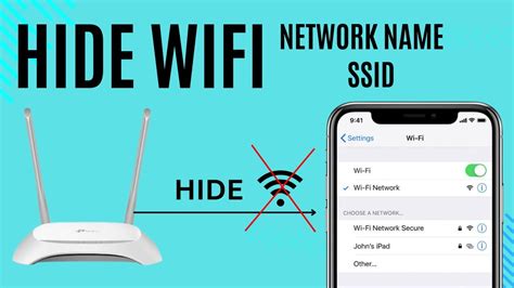 Hide Your Wifi Network Name How To Hide Your Wifi Name Ssid In Tp