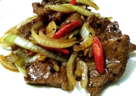 Resep Daging sapi lada hitam oleh Tias Ayu Legacy - Cookpad