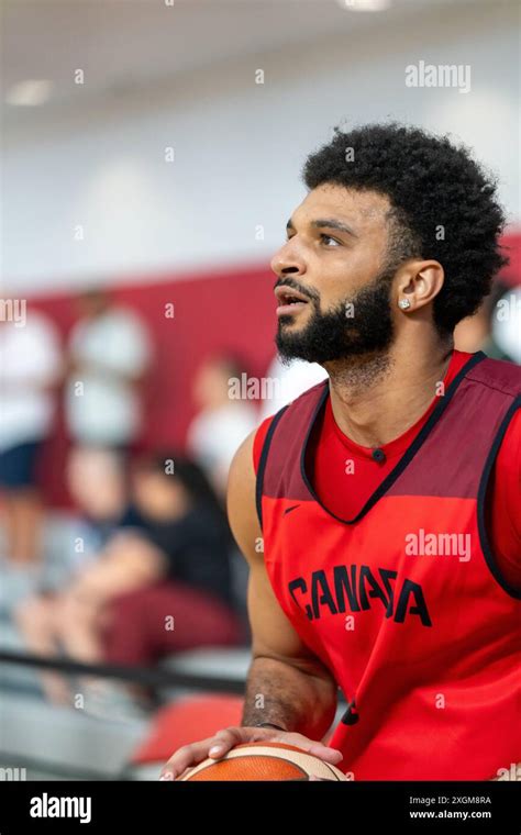 Denver Nuggets Point Guard Jamal Murray Practicing With Team Canada Before The Summer Olympics