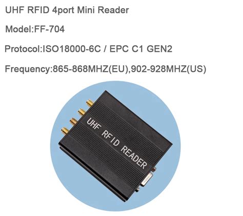 Fonkan Small Size Uhf Rfid Fixed Reader Port Sma Interface Rfid Card