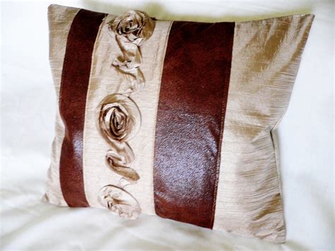 Silk Pillow ... Throw Pillow... Decorative elegant Pillow