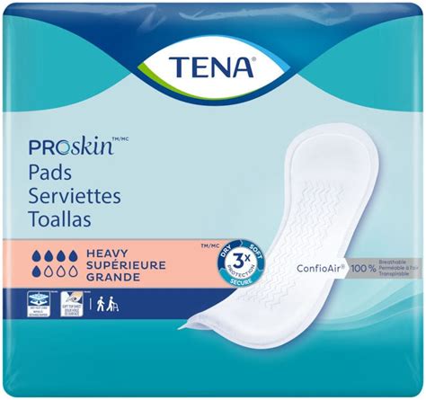 Гигиеническая прокладка для женщин - PROSKIN HEAVY REGULAR - TENA - дышащая