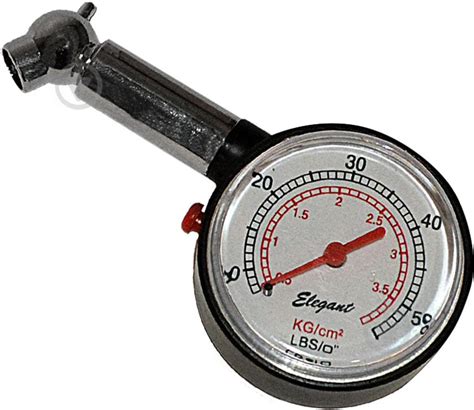 ᐉ Манометр автомобильный Elegant Plus пластиковый 3.5 атм • Купить в ...