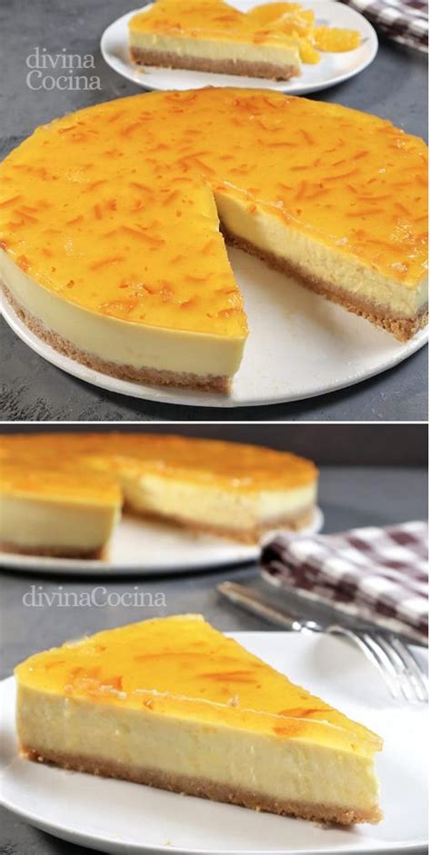 Tarta De Naranja Fácil Sin Horno Receta De Divina Cocina Food