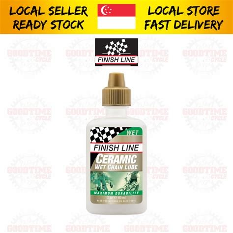 Finish Line Ceramic Wet Chain Lube GoodTime Cycle