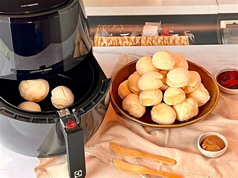 P O De Queijo Na Airfryer Receiteria