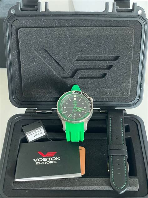 Vostok Europe Anchar Titanium Green Limited Edition Men S Fashion