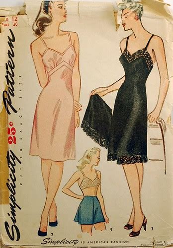 S Lingerie Sewing Pattern Vintage Sewing Pattern From Flickr