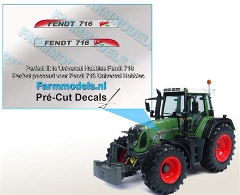 FENDT 716 Vario TMS Type Vario Logo Stickers Voor UH 716 718 Model