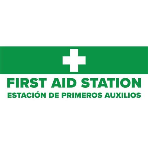 First Aid Station Bilingual Visual Workplace Inc