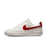 Nike Sneaker Court Vision Low Next Nature Weiß Rot Damen