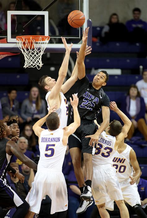 UNI men's basketball: Panthers beat Lumberjacks, 70-60 | Basketball ...