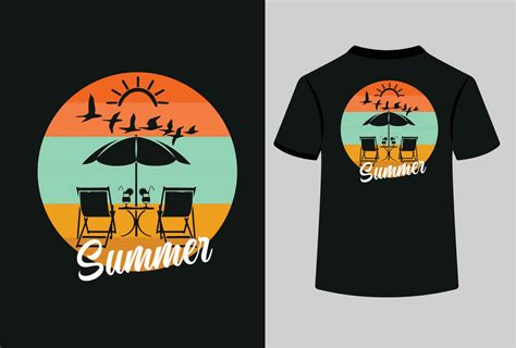 Summer Typography T Shirt Design 24521254 Vector Art At Vecteezy