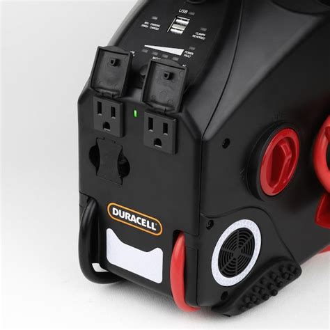 Duracell Powerpack Pro 1100 Car Battery Jump Starter With Ac Outlets Usb Ports And Air