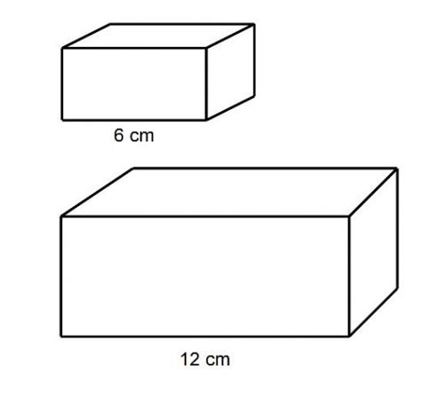 Length Area And Volume Scale Factors Of Mathematically Similar Shapes