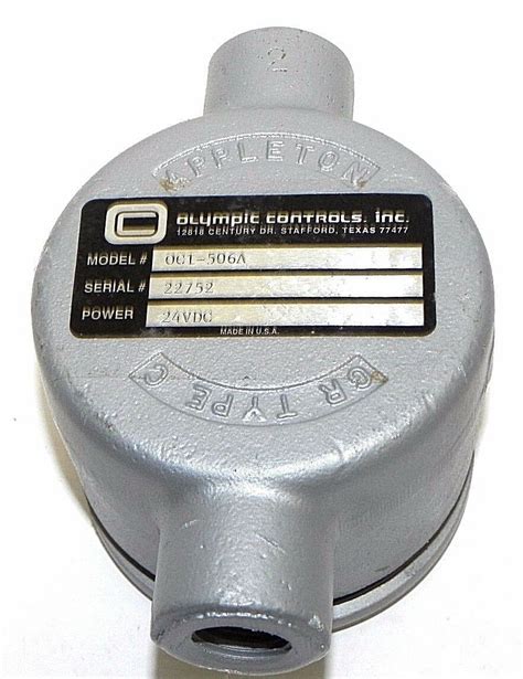 NEW APPLETON GR EFHC SERIES CONDUIT OUTLET BOX 3WAY 75INCH NPT NEMA 3