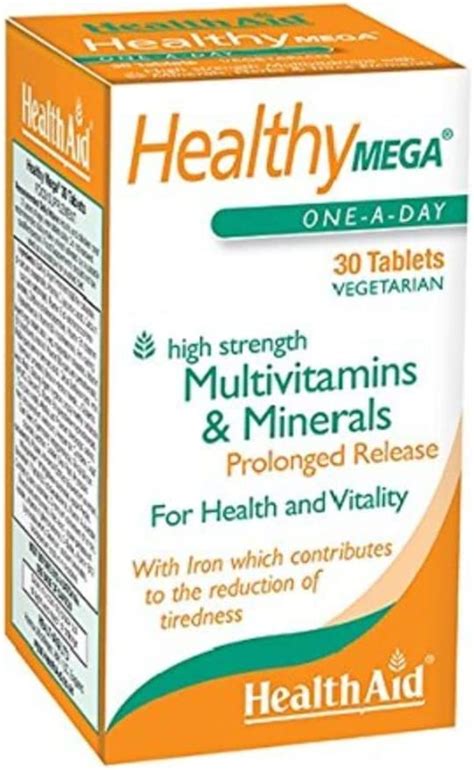 Healthaid Healthy Mega Prolonged Release 30 Vegetarian Tablets Amazon